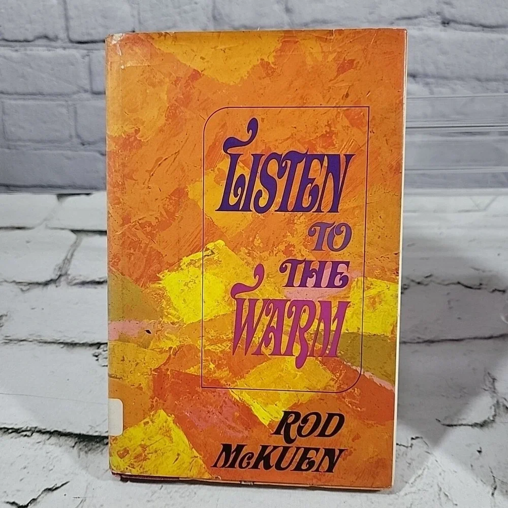 Rod McKuen Poetry Books Lot Of 3 Hardbacks Listen To The Warm Beautiful Stranger
